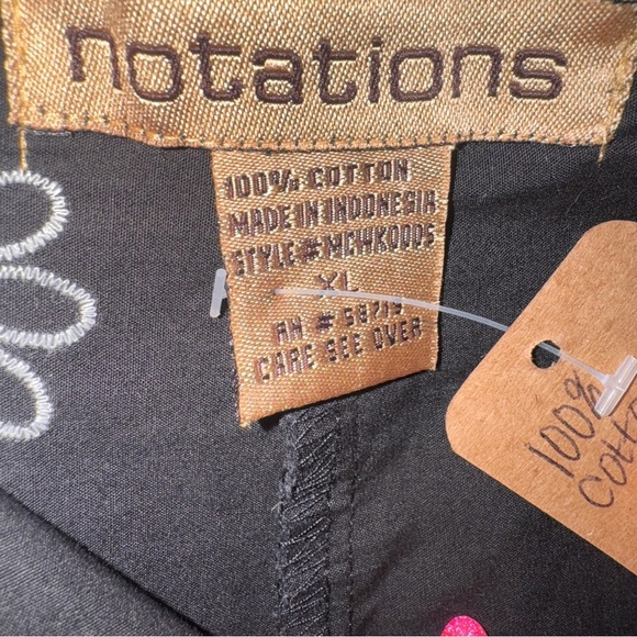 Notations Black A-Line Knee-Length Skirt - Picture 4 of 5